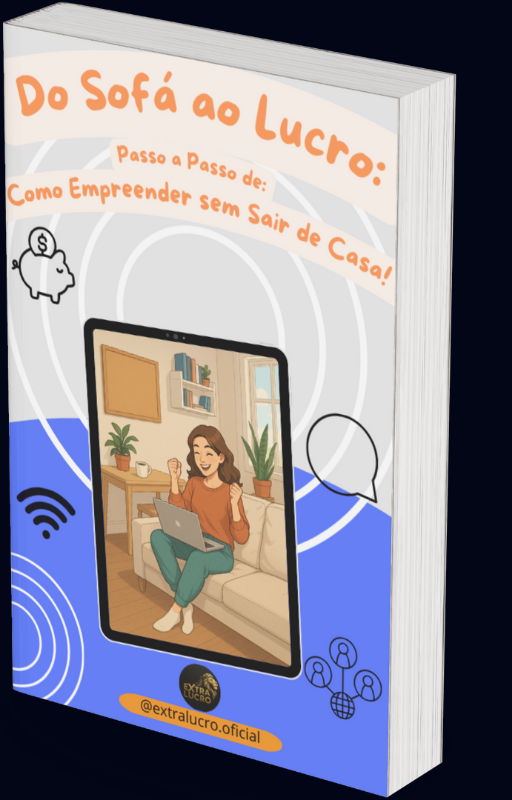 Mockup do e-book Do Sofá ao Lucro